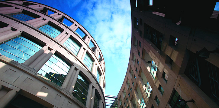 Vancouver Public Library Central Branch in Downtown