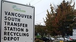 Vancouver South Transfer Station sign