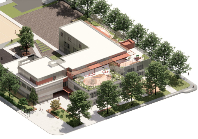 Rendering of Henry Hudson Elementary School